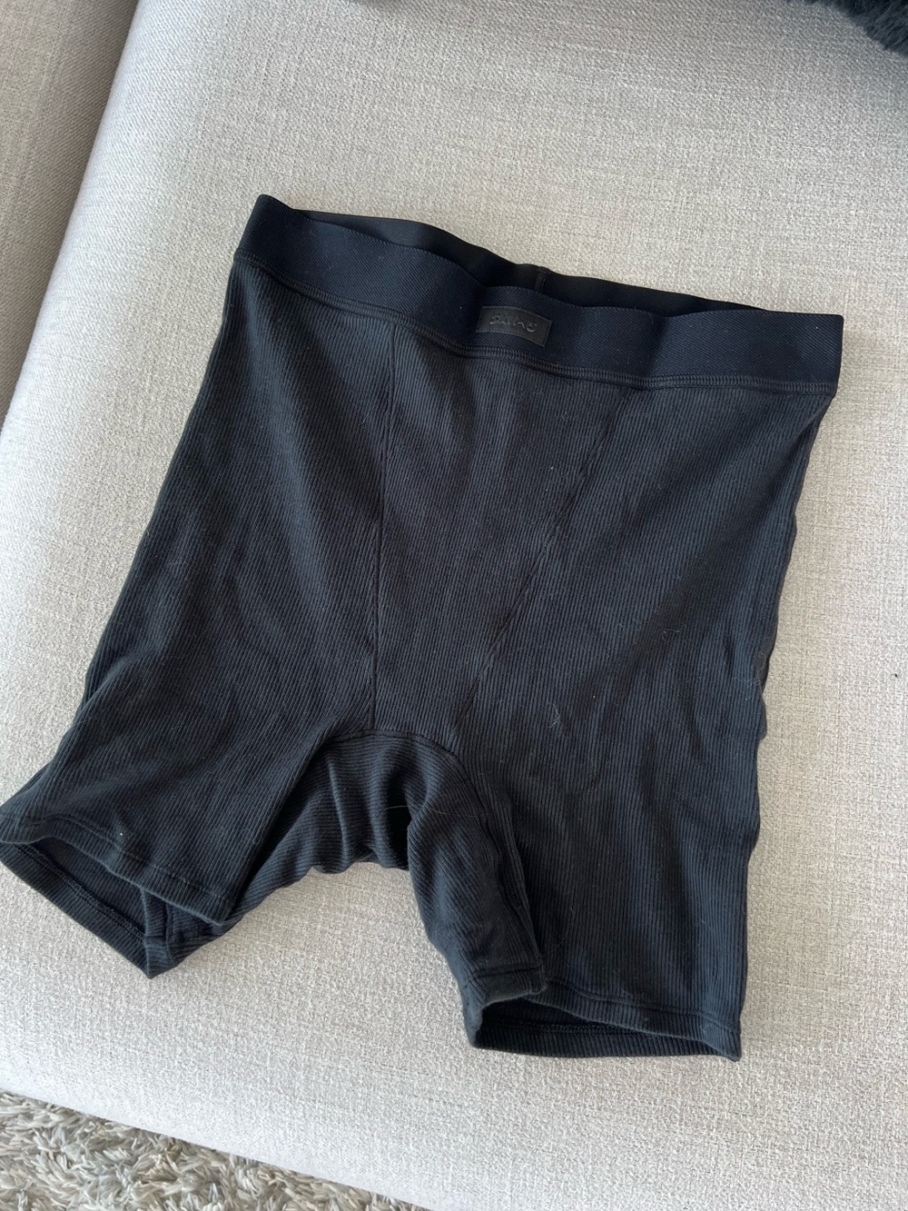 Skims Cotton Rib Boxer - Picture 4 of 6